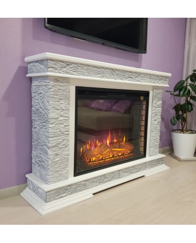 Каминокомплект "PAMIR Antares 33 Q " с серебром