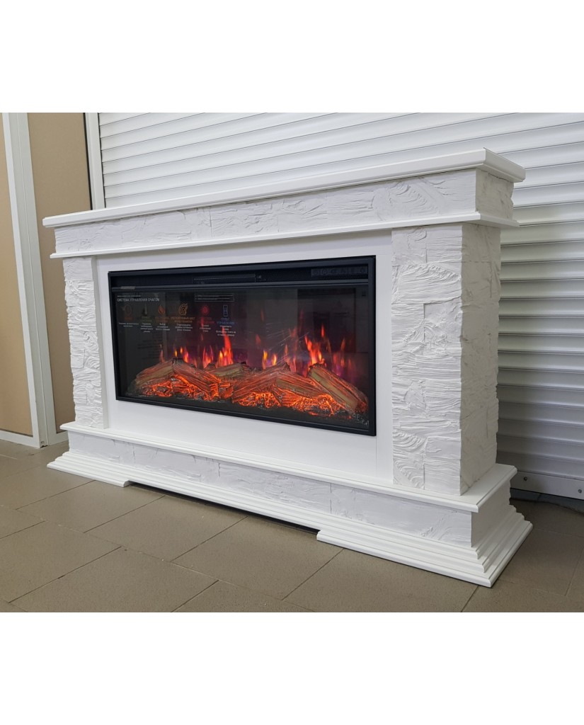 Каминокомплект "PAMIR F40 LED FX " белый