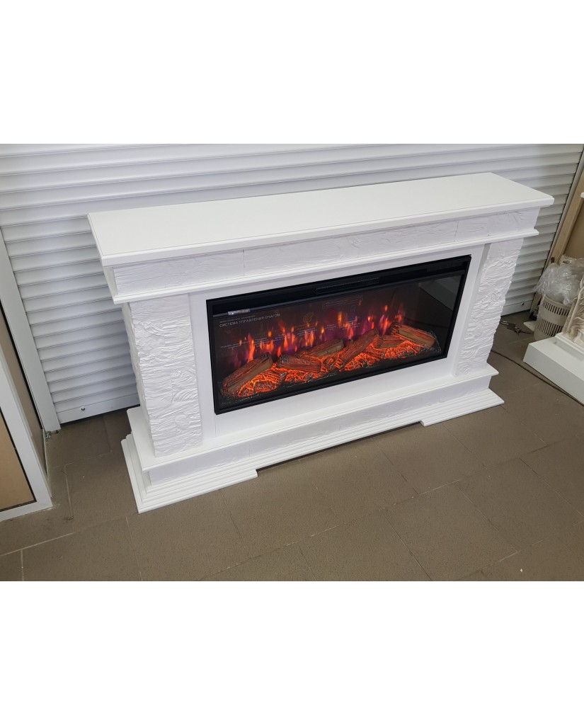 Каминокомплект "PAMIR F40 LED FX " белый