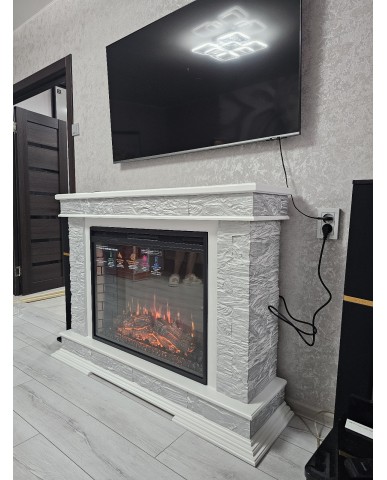 Каминокомплект "PAMIR Antares 33 Q " с серебром