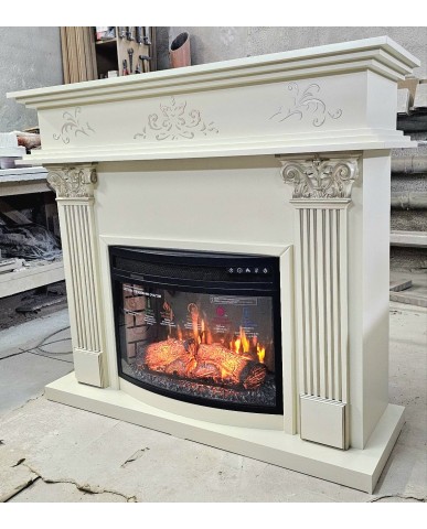 Каминокомплект "Анна Р25 LED FX" бежевый