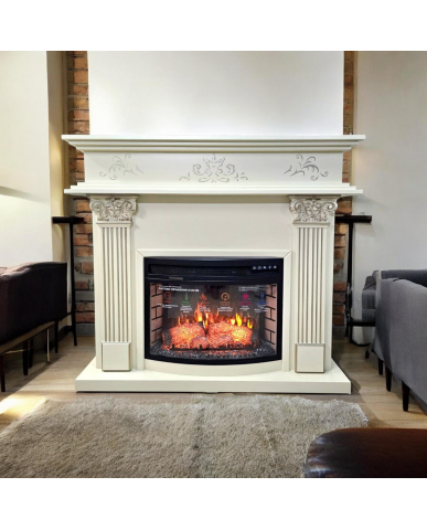 Каминокомплект "Анна Р25 LED FX" бежевый