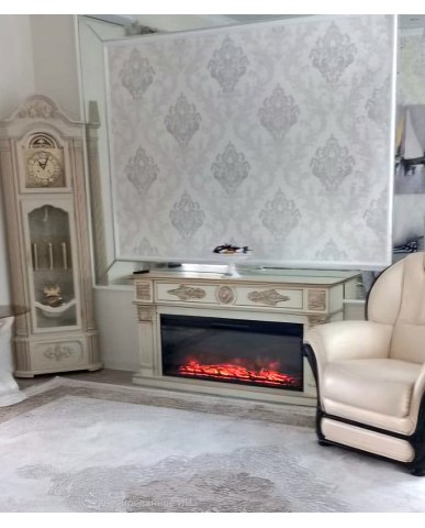 Каминокомплект "Леонардо 42 LED FX" с золотом