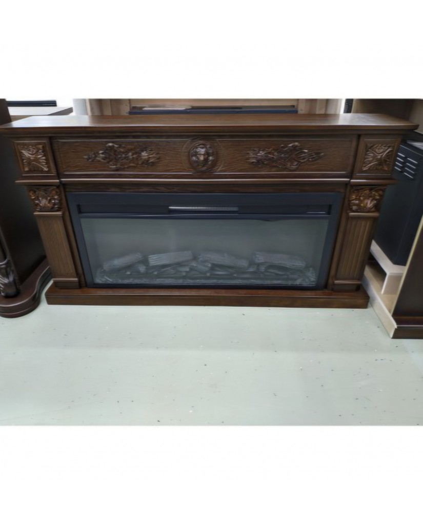 Каминокомплект "Леонардо 42 LED FX" тёмный дуб 