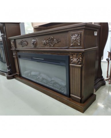 Каминокомплект "Леонардо 42 LED FX" тёмный дуб 